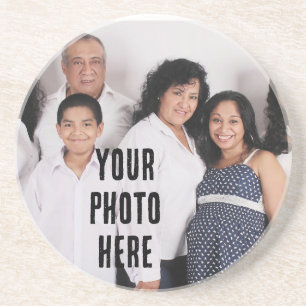 ADD YOUR PHOTO SANDSTONE CUSTOM COASTER