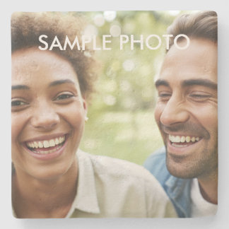 Add Your Photo Stone Coaster