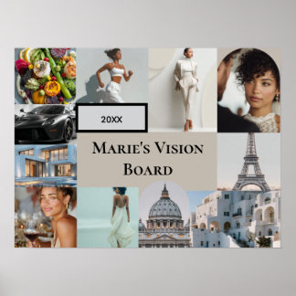 Add Your Photo Vision Board Custom Poster