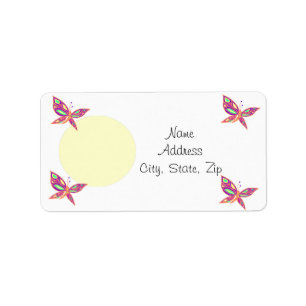 Add your Photo with Butterflies labels