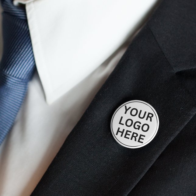 Add Your Professional Business Logo  1 Inch Round Button (Creator Uploaded)