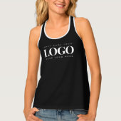 Add Your Rectangle Business Logo Simple Minimalist Tank Top (Front)
