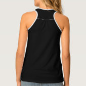 Add Your Rectangle Business Logo Simple Minimalist Tank Top (Back)