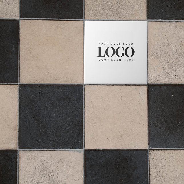 Add Your Rectangle Business Logo Simple Minimalist Tile (Creator Uploaded)