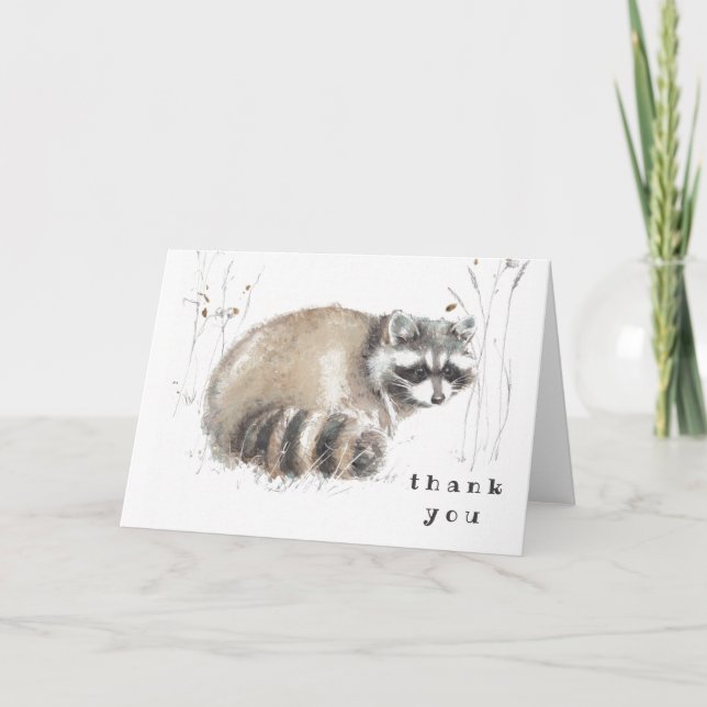 Add Your Text | A Woodland Walk X Thank You Card (Front)