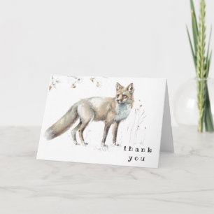 Add Your Text   A Woodland Walk XI Thank You Card