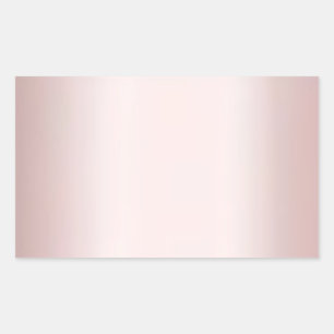 Add Your Text Blank Template Elegant Rose Gold Sticker