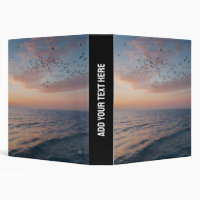 Add Your Text Custom Photo Album Ocean Wave Travel