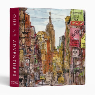 Add Your Text Destinations New York City View Binder