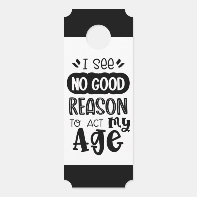 Add Your Text Door Hanger (Front)