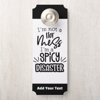 Add Your Text Door Hanger