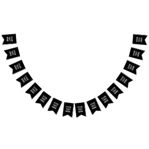 Add Your Text Here Bunting Flags