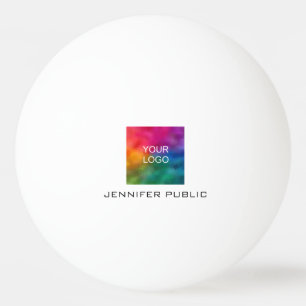 Add Your Text Image Logo Template Personalized Ping Pong Ball