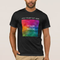 Add Your Text Image Photo Double Sided Men's