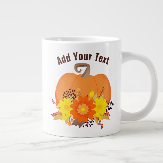 Add Your Text - Jumbo Mug (Right)