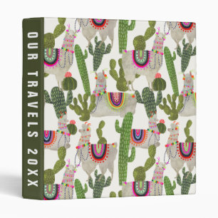 Add Your Text   Llamarama Collection Pattern Binder