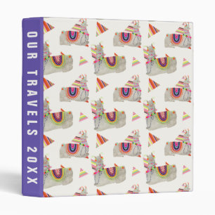 Add Your Text   Llamarama Collection Pattern II Binder