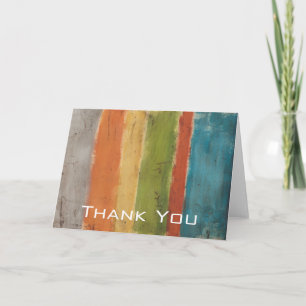 Add Your Text   Mesa Strata I Thank You Card