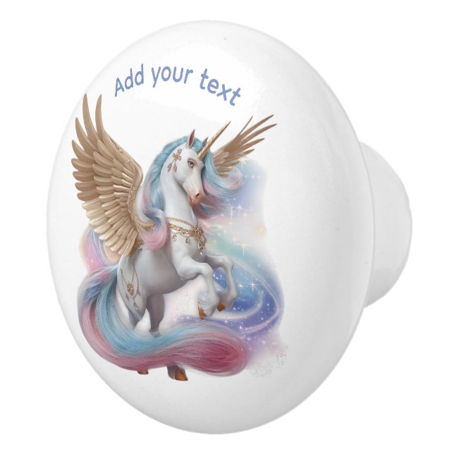 Add Your Text/Name  Ceramic Knob (Right)