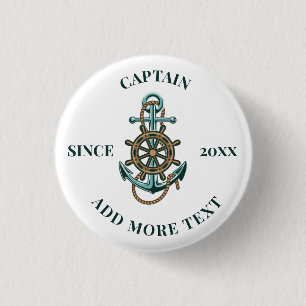 Add Your Text Nautical Anchor Theme Button