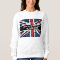 Add your text on English flag Throw Pillow