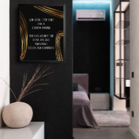 Add Your Text Scribbled Gold Ovals, Black