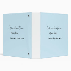 add your text simple graduate add school name cong binder