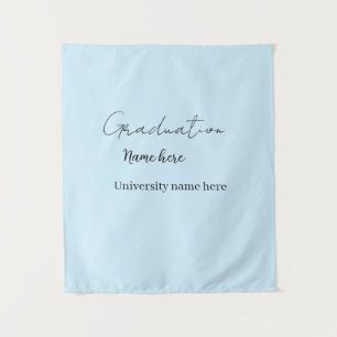 add your text simple graduate add school name cong tapestry