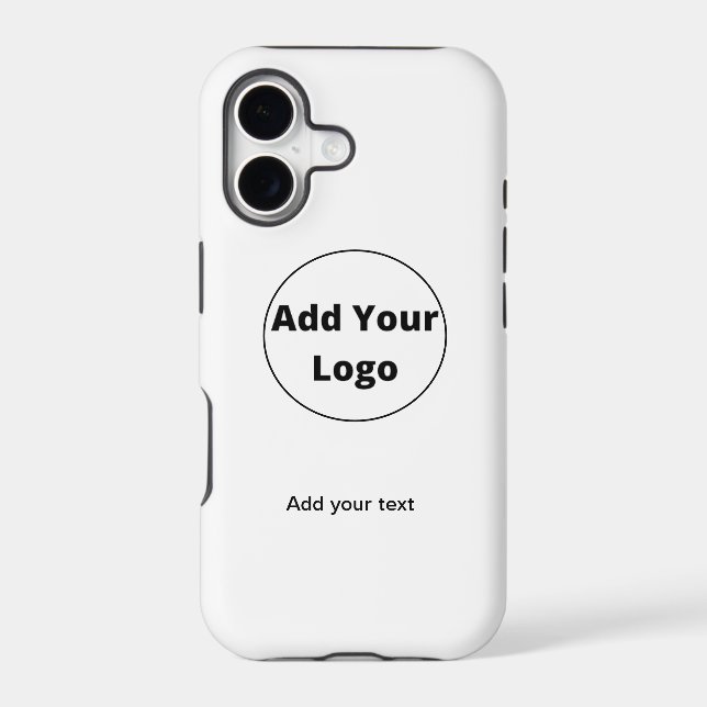 add your text simple minimal custom add your logo (Back)