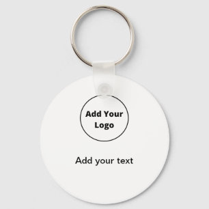 add your text simple minimal custom add your logo keychain