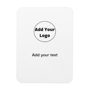 add your text simple minimal custom add your logo magnet