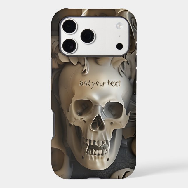 Add Your Text Skull Baby  (Back)