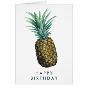 Add Your Text   Tropical Pineapple Watercolor