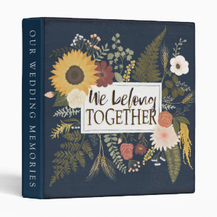 Add Your Text We Belong Together Binder