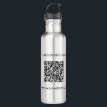 Add Your Website Address QR Code Business 710 Ml Water Bottle<br><div class="desc">Add your business website URL and business name by clicking the "Personalize" button. A unique QR code will be automatically generated for you when you add your web address in the QR code field provided.</div>