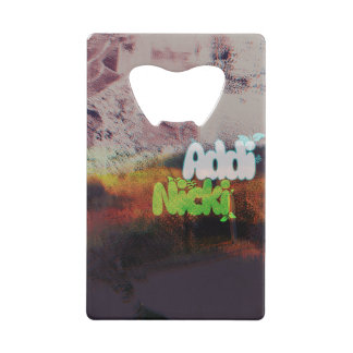 Addi Nicki Album Cover Artwork Credit Card Bottle Opener