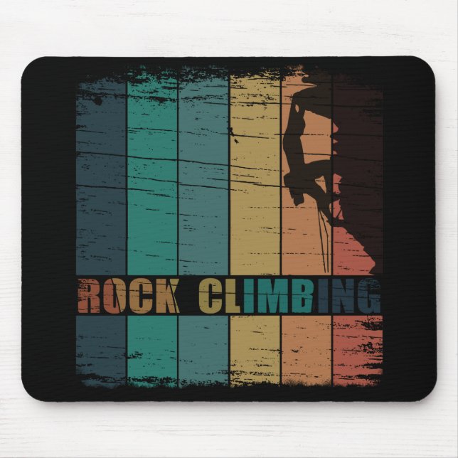 addict addicted to climbing climbers mouse pad (Front)
