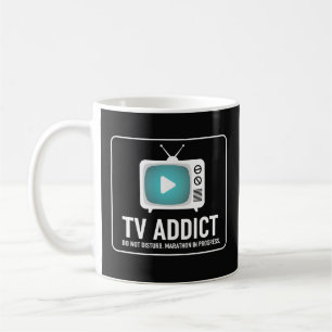 Addict Do Not Disturb Marathon In Progress Design Coffee Mug