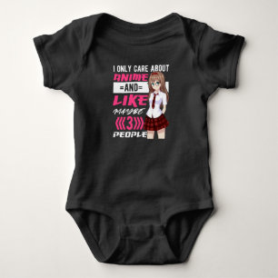 Addicted Anime Girl Otaku Cute Manga Baby Bodysuit