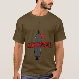 addicted black T-Shirt