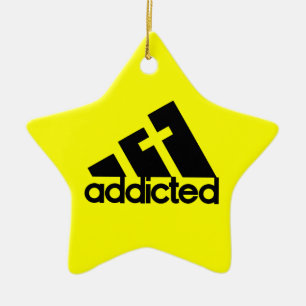 Addicted Ceramic Ornament