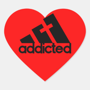 Addicted Heart Sticker