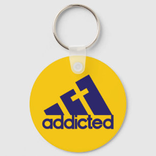Addicted Keychain