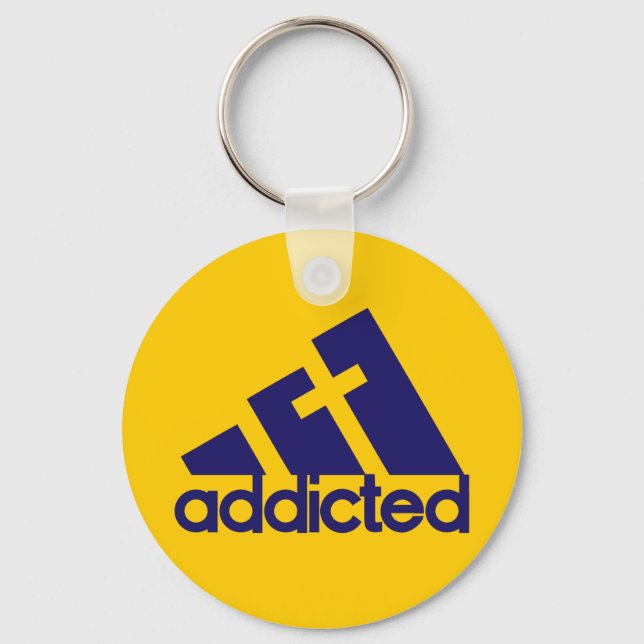 Addicted Keychain (Front)