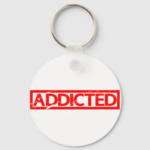 Addicted Stamp Keychain