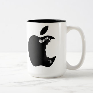 Addicted to Apple Two-Tone Coffee Mug