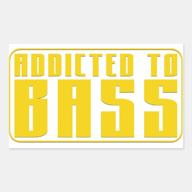 Addicted to Bass Sticker (Front)