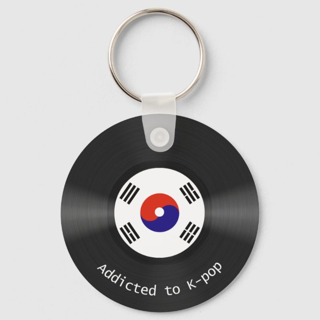 Addicted to Kpop Keychain (Front)