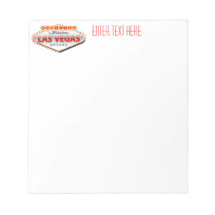 Addicted to Las Vegas, Nevada Funny Sign Notepad
