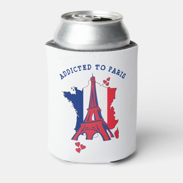 ADDICTED TO PARIS Monogram Can Cooler (Can Back)